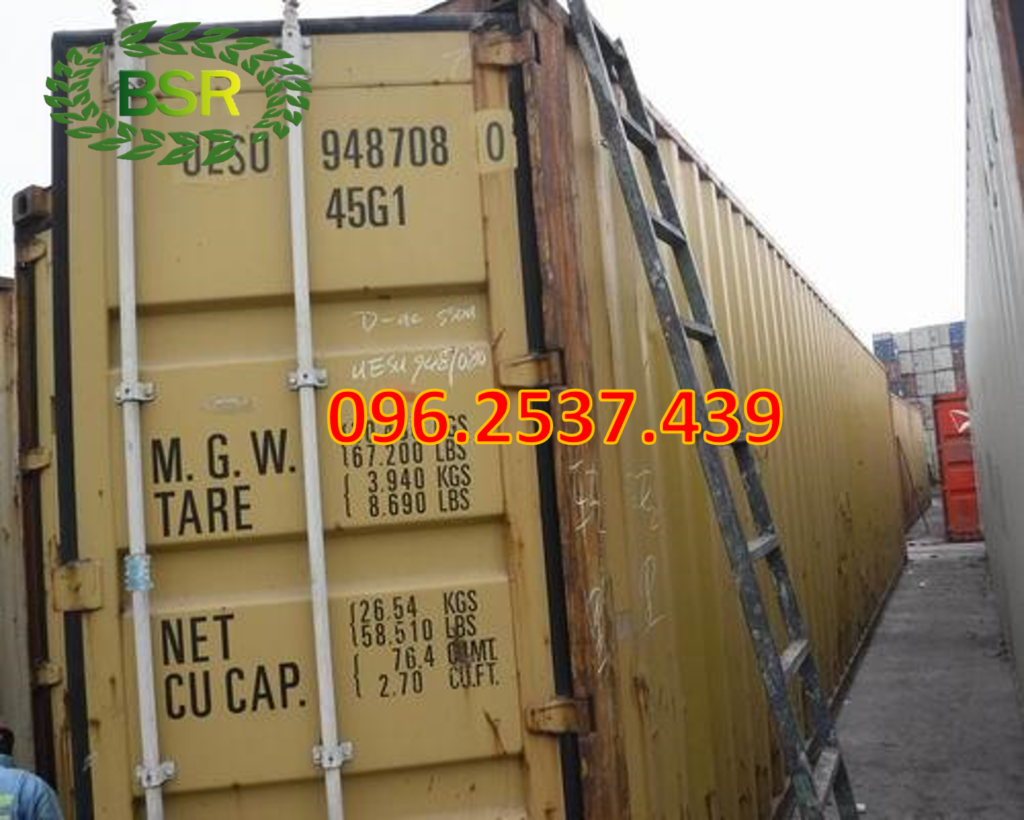 Container cũ Used Container – CTY TNHH GỖ BSR