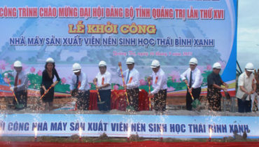 nha may san xuat vien nen sinh hoc thai binh xanh